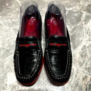 SAS Tripad Comfort Patent Leather Penny Loafer Shoes Women's 8 Narrow Orig. $188